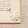 Sterling Silver Chrissy Flower Pendant, thumbnail 3 of 4