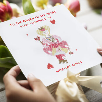 To The Queen Of My Heart Valentine's Day Card, 8 of 8