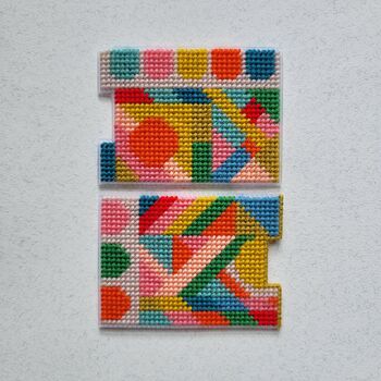 'Carnival' Card Case Needlepoint Kit, 4 of 4