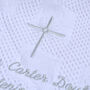 Personalised White Shawl For Christening, thumbnail 2 of 7