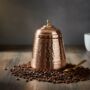 Hammered Copper Storage Jar With Tin Lining, thumbnail 1 of 3