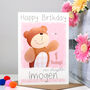 Personalised Bear Relation Birthday Card, thumbnail 6 of 9