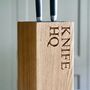 Personalised Wooden Knife Holder, thumbnail 4 of 5