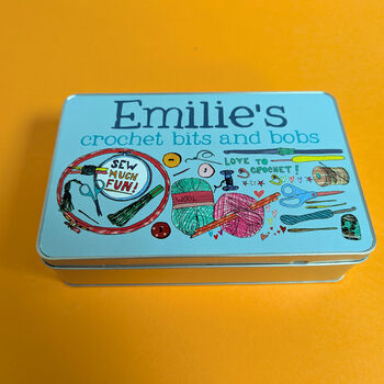 Personalised Crafting Storage Tin, 5 of 8