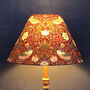 William Morris Cone Lampshade In Strawberry Thief Red, thumbnail 3 of 3