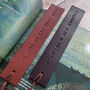 Custom Italian Leather Bookmark, thumbnail 10 of 12