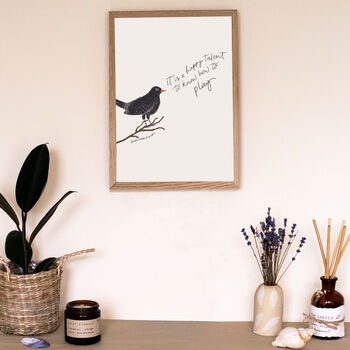 Blackbird Playroom Nursery Wall Art Print, 2 of 2