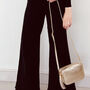 Gold Leather Crossbody Bag, thumbnail 6 of 6