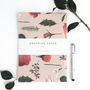 Botanical Christmas Wrapping Paper, Pink Berry Roses, thumbnail 2 of 2