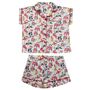 Ladies Sultan's Garden Print Cotton Short Pyjama Set, thumbnail 6 of 6