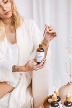 Organic Botanical Massage Oil Valentine's Gift For Her Scented With Pure Essential Oils And Vitamin Rich Carrier Oils, 8 of 12