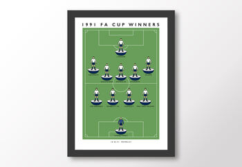 Tottenham 1991 Fa Cup Poster, 8 of 8