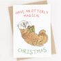 'Have An Otterly Magical Christmas' Card, thumbnail 1 of 5