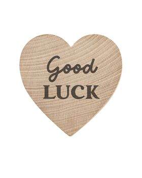 Good Luck, Little Pocket Hug Keepsake Heart Token, 2 of 7