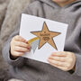 Personalised Fathers Day Shooting Star Card, thumbnail 2 of 4