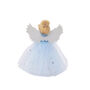 Blue Snow Fairy Light Up Angel Decoration Tree Topper, thumbnail 4 of 7