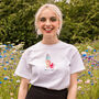 Save Our Planet Embroidered T Shirt, thumbnail 2 of 6