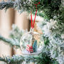 Personalised London Scene Dome Bauble, thumbnail 5 of 5
