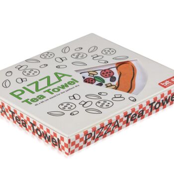 Pizza Design Tea Towel, 4 of 5