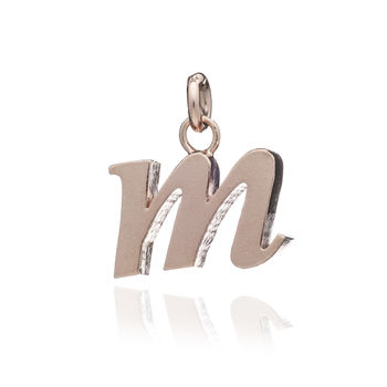 Personalised Lowercase Initial Charm Necklace, 4 of 6