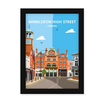 Wimbledon High Street London Framed Print, 4 of 6