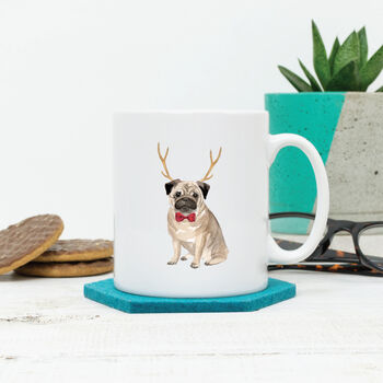 Personalised Dog Christmas Mug, 4 of 8