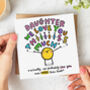 Daughter I Love You This Much Card, thumbnail 2 of 2