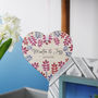 Couples Anniversary Wooden Heart Decoration, thumbnail 1 of 7