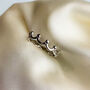 Sterling Silver Princess Crown Adjustable Ring, thumbnail 4 of 5