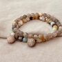 Labradorite Micro Pavé Cz Charm Bracelet, thumbnail 4 of 7