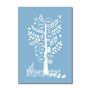 Personalised Family Tree Art Print With Names, thumbnail 4 of 7
