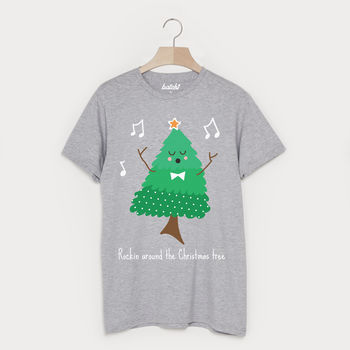 Rockin Around The Christmas Tree Unisex T Shirt, 2 of 4