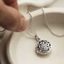 Sterling Silver Vintage Round Locket, thumbnail 1 of 8