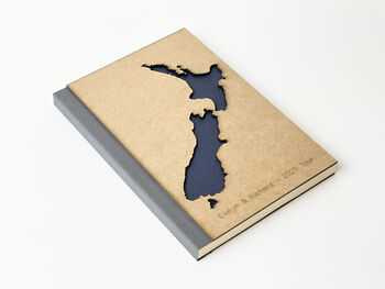 Handcrafted New Zealand Map Travel Notebook, 3 of 7