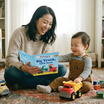 My Big Truck, Little Truck Personalised Board Book, 4 of 5