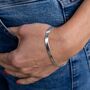 Adya Sterling Silver Herringbone Chain Bracelet, thumbnail 1 of 4