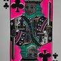 'King Of Clubs' Neon Limited Edition Print, thumbnail 6 of 12