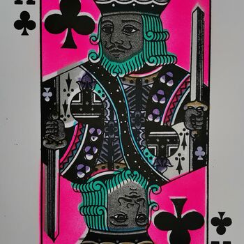 'King Of Clubs' Neon Limited Edition Print, 6 of 12