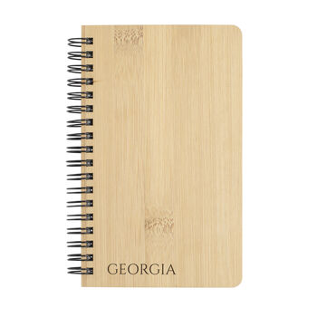 Personalised Bamboo And Stone Paper Noteboook, 2 of 9
