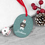 Personalised Oval Christmas Decoration, thumbnail 3 of 12