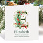 Personalised Initial Christmas Card – Any Letter, thumbnail 3 of 8