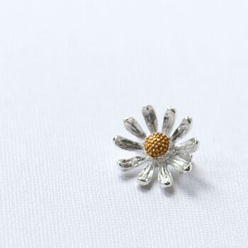 Gold And Silver Daisy Brooch, 3 of 12