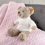 Personalised Steiff Honey Teddy Bear Medium Soft Toy, thumbnail 5 of 8