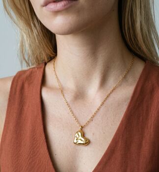 Kokoro Molten Heart Necklace, 2 of 5