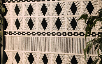 Large Natural Macrame Wall Hanging, Pure Cotton Handmade Wall Decor 'Sabbia', 4 of 5
