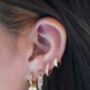 Kaleidoscope Gemstone Hoop Earrings, thumbnail 5 of 9