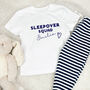 Sleepover Squad Personalised Pyjamas With Heart, thumbnail 3 of 3