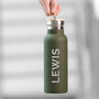 Personalised 17oz Bamboo Lid Drinks Bottle, thumbnail 8 of 12