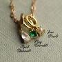 Birthstone Personalised Charm Necklace, thumbnail 6 of 9