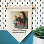 Mother's Day Personalised Photo Hanging Banner Flag, thumbnail 6 of 9